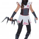 Size: Medium #00567 Samurai Stealth Fearless Ninja Girl Child Costume