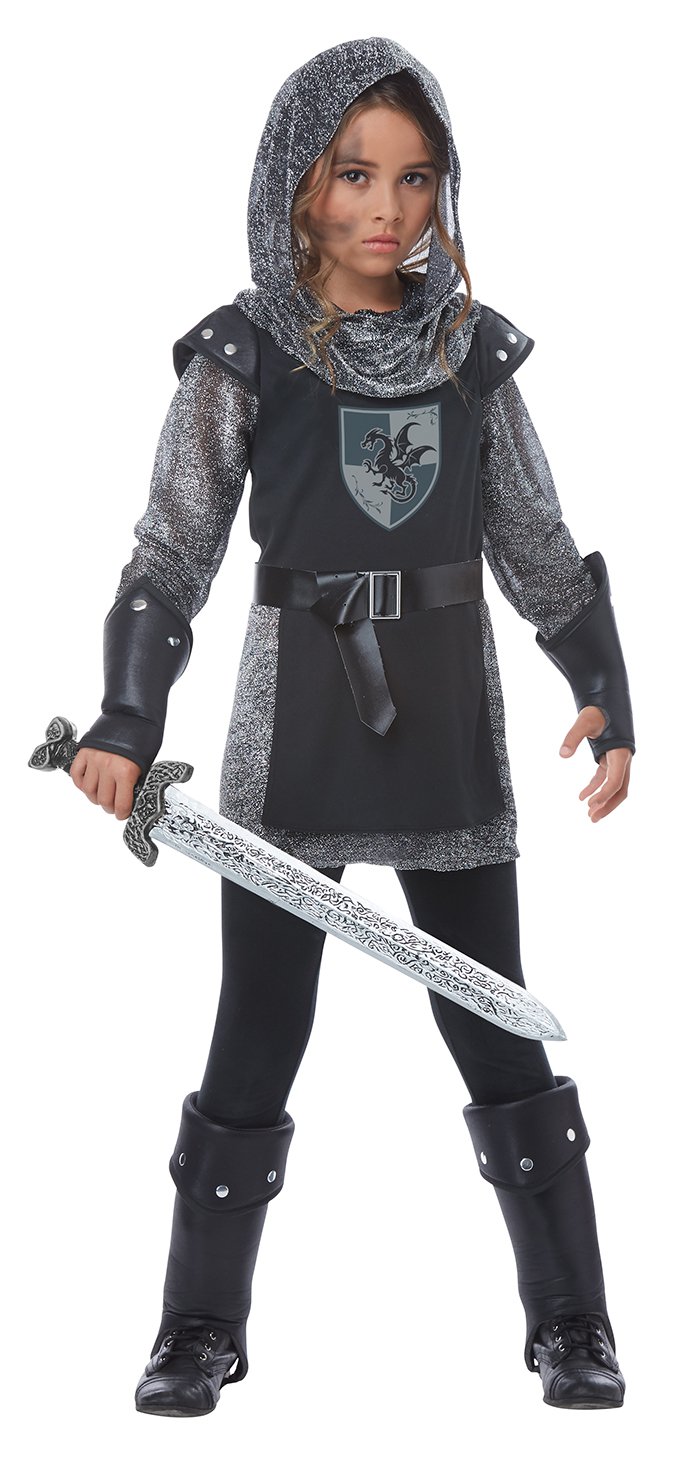 Size: Large #00574 Renaissance Noble Knight Warrior Medieval Times Girl Child Costume