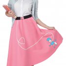 Size: Large/X-Large #01466  50's Poodle Skirt Grease Sandy Adult Costume