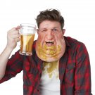Standard Size: #60638 Cheers Ralph Beer Acne Fat Adult Costume Mask