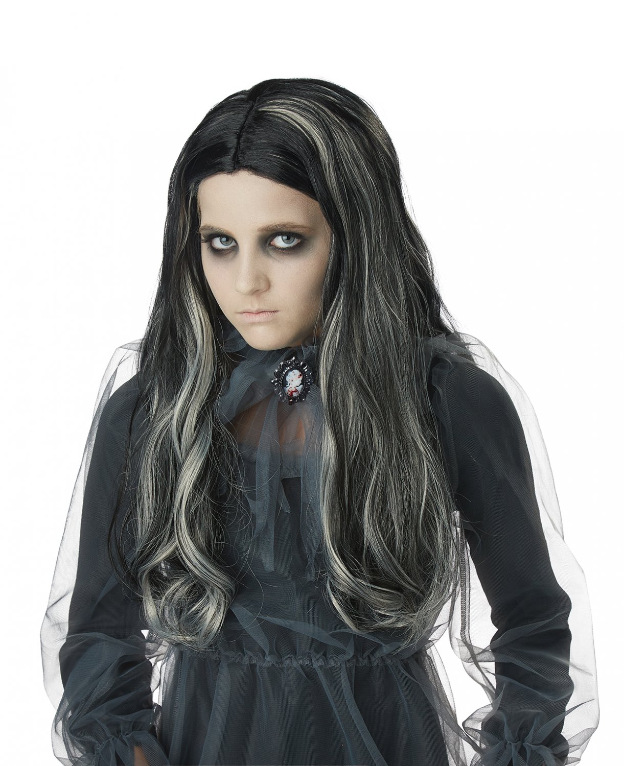70890 Gothic Ghost Conjuring Bloody Mary Child Costume Wig