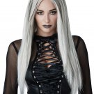 #70879 Sexy Demon Spirit Gothic Matriarch Witch Gray Costume Wig