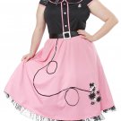 Plus Size: 1X-Large  #01769 Grease 50's Sweetheart Rock and Roll Adult Costume