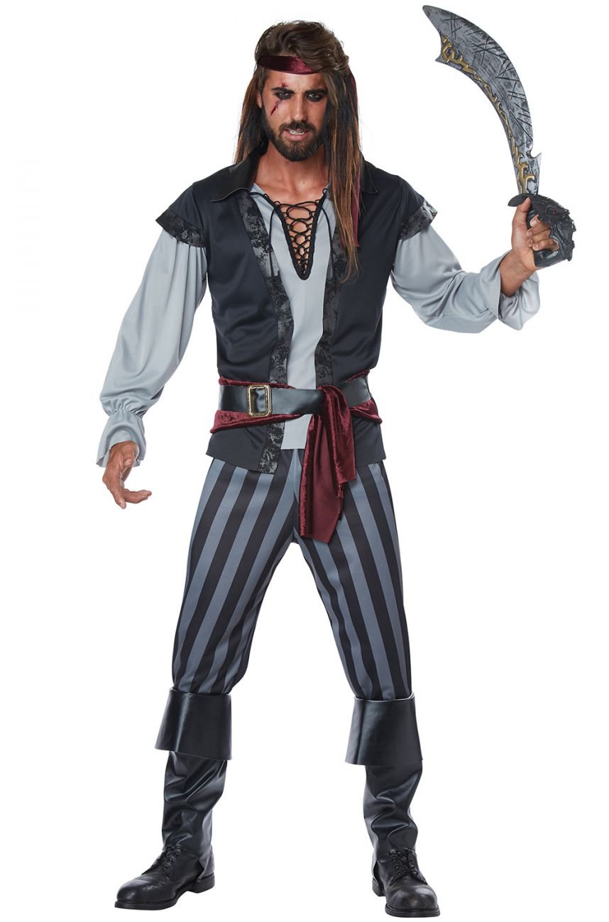 Plus Size: # 01781 Raider Buccaneers Scallywag Pirate Captain Hook 