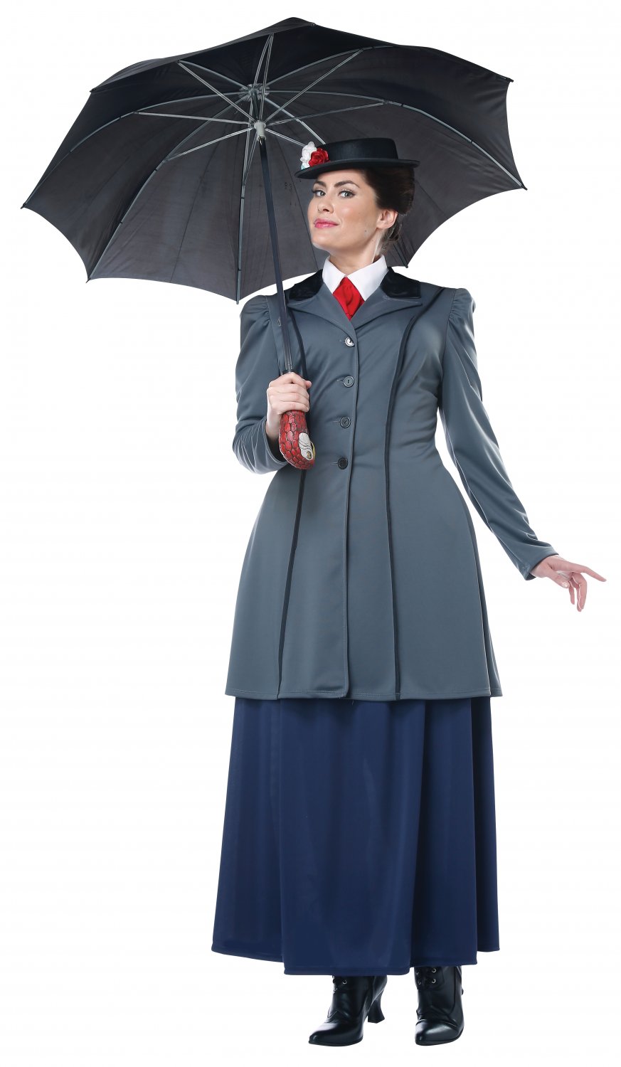 Plus Size: 3X-Large  #01785 Musical Mary Poppins English Nanny Adult Costume