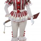 Size: Large #00735 Jester Harley IT Killer Joker Sadistic Clown Adult Costume