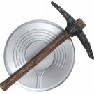 #60748 Western Gold Miner Prospector Pick Ax and Pan Child Costume Toy Accessory
