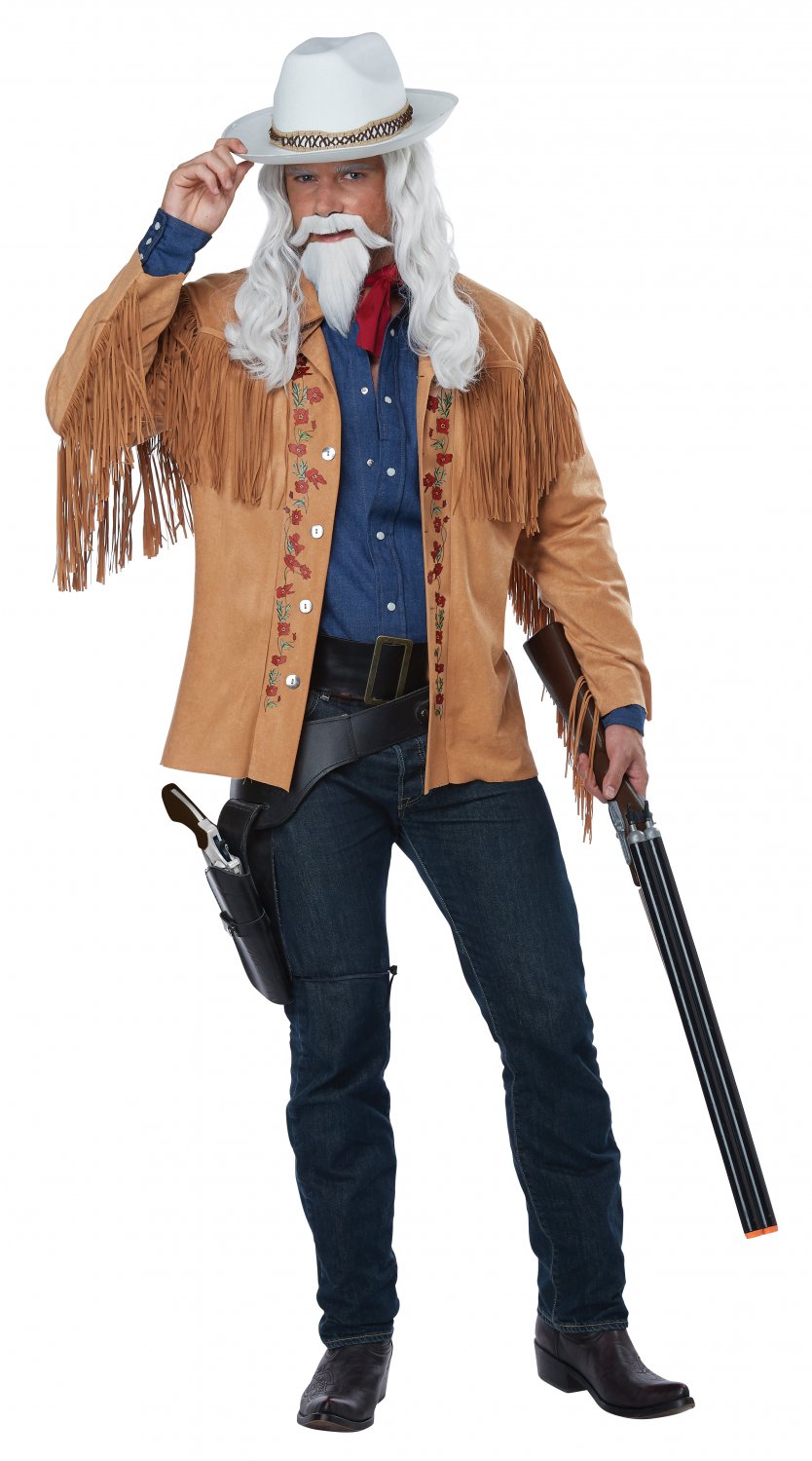 Size Smallmedium 01529 Buffalo Bill Western Frontier Man Davy Crockett 1800s Adult Costume 5459