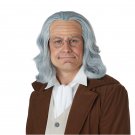 #70931  President Patriotic Colonial Benjamin Franklin Adult Costume Wig
