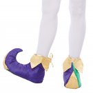 Size: Small #60277  Mardi Gras Jester Renaissance Clown Adult Costume Shoes