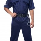 Plus Size: # 01793 Disco Police Officer Sheriff Deputy Cop Jailer Adult Costume