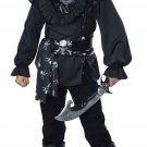 Size: Medium #00596  Buccaneer Black Beard Skull Island Pirate Child Costume