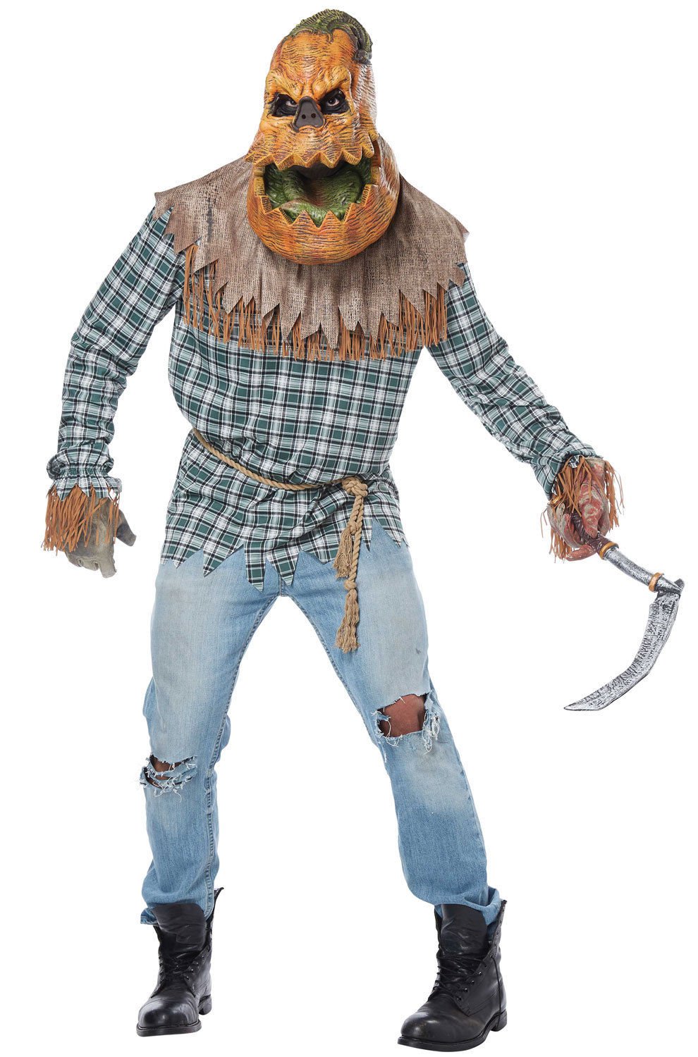 Size: Large/X-Large # 01420 Hunted Harvest Sleepy Hallow Pumpkin Jack O Lantern Adult Costume