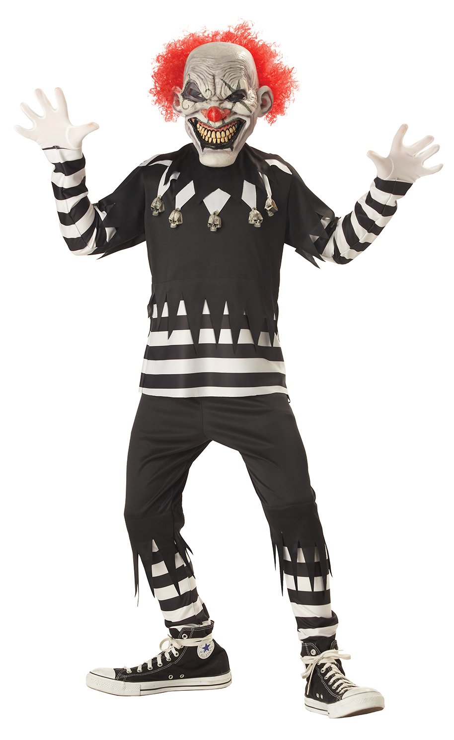 Size: Small #00299 IT Circus Joker Creepy Psycho Clown Child Costume