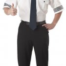 Size: X-Large #00917  Airplane Captain Pilot Shirt Adult Costume