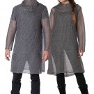 Size: Large/X-Large #5220-015 Knight Metallic Knit Chainmail Tunic Adult Costume