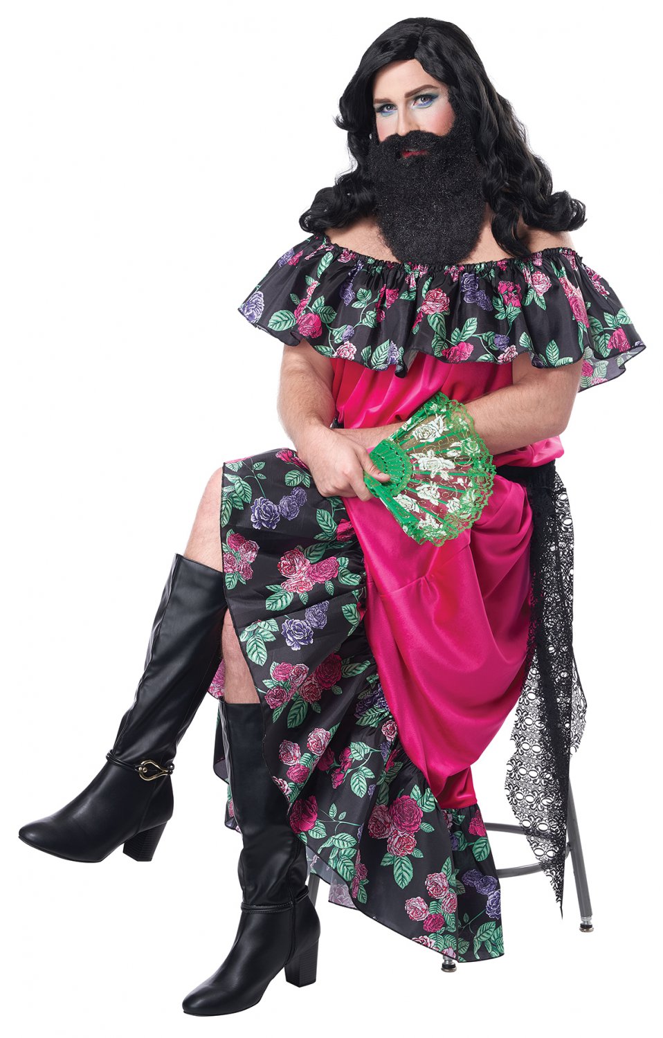 Size Large X Large 5020 083 Circus The Bearded Lady Adult Costume