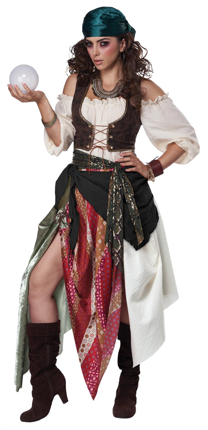Size X Small 5020 067 Renaissance Gypsy Pirate Fortune Teller Adult Costume 4920