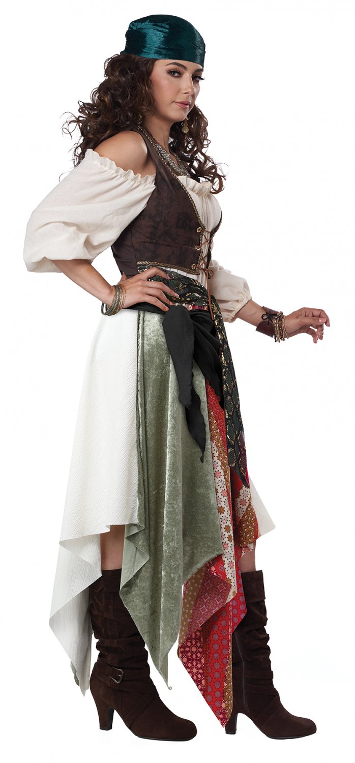 Size X Small 5020 067 Renaissance Gypsy Pirate Fortune Teller Adult Costume 9580