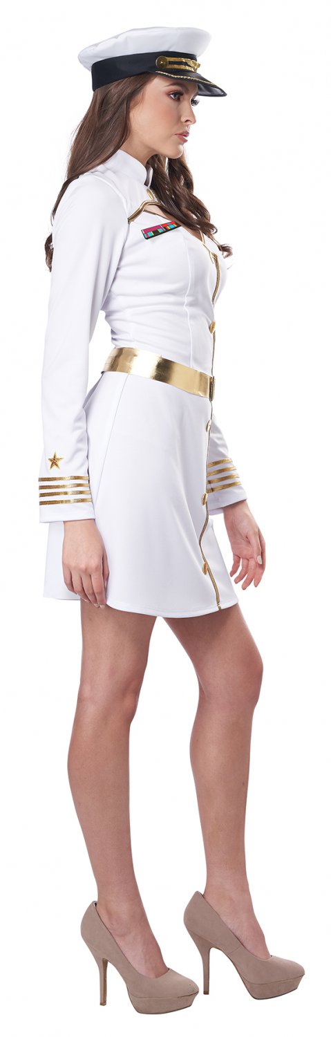 Size: Small #5020-054 Sexy Navy Captain Military Adult Costume