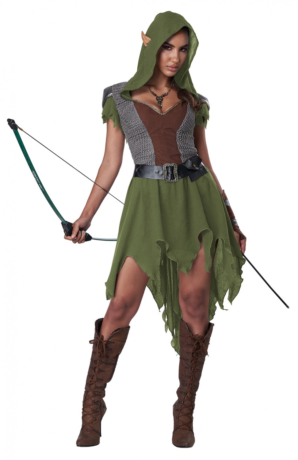 Size: Small #5020-029 Renaissance Elven Archer Robin Hood Elf Adult Costume...
