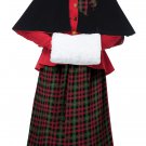 Size: Small #01515 Christmas Holiday Caroler Woman Adult Costume