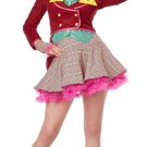 Size: X-Large #04064 Mad As A Hatter Alice In Wonderland Tween Costume Size: X-Large #04064 Mad As A Hatter Alice In Wonderland Tween Costume