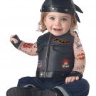 Size: 6-12 Months #10053 Born to Ride Harley Davidson Motorcycle Gang Baby Infant Costume