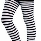 #60391 Black and White Striped Tights Child Legging Costume Accessory #60391 Black and White Striped Tights Child Legging Costume Accessory