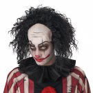 #70945  Psycho IT Crazy Circus Clown Joker Adult Costume Bald Cap Wig