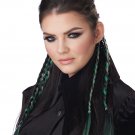 #7020-107 Gothic Steampunk Vampire Clip In Braids Adult Costume Wig