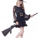 Size: Large #00509  Gothic Adorable Witch Child Costume