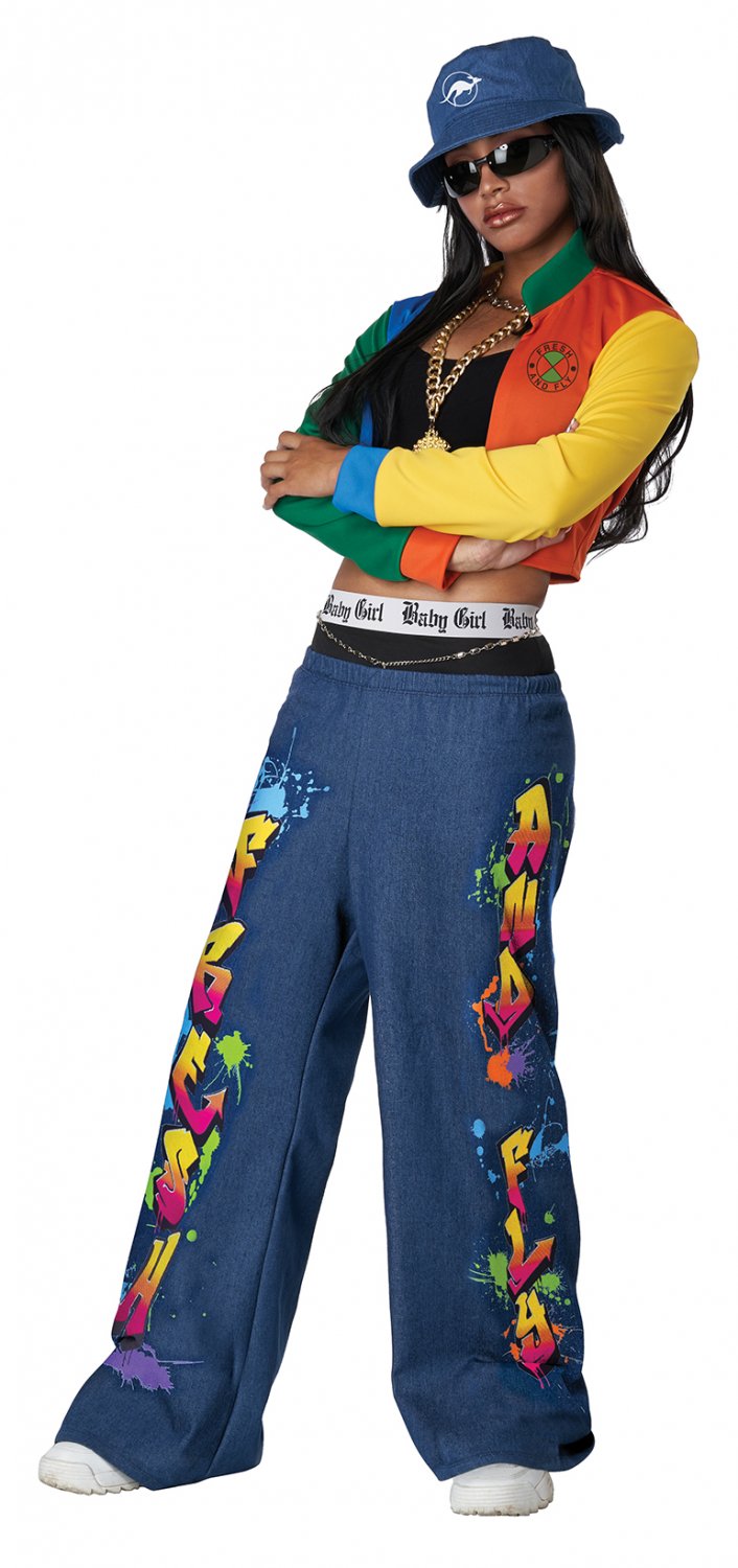Size: X-Small #5021-150 Hip Hop 90's Baby Girl Adult Costume