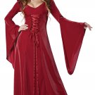 Size: Large  #5021-149 Gothic Renaissance Crimson Robe Adult Costume