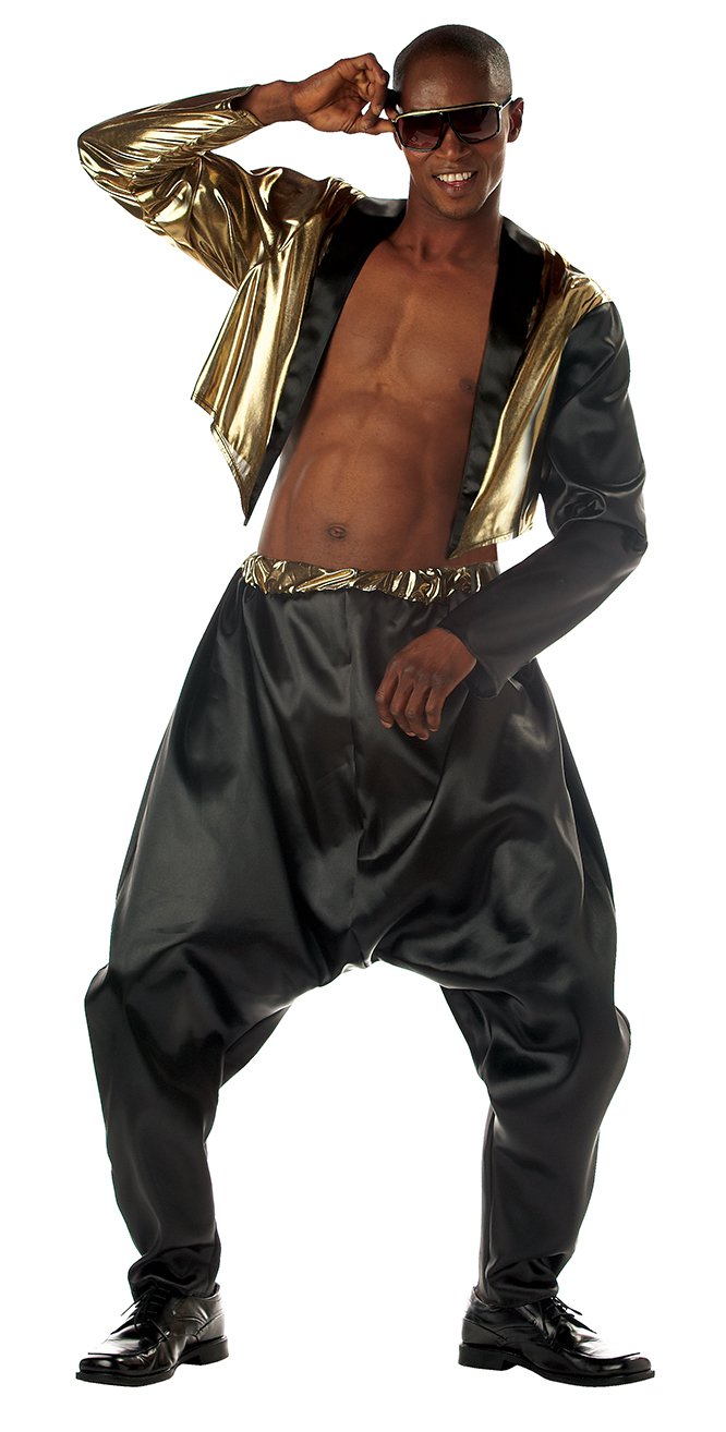 Size: Large/X-Large #00789 90's Old School Rapper MC Hammer Adult Costume