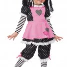 #00136 Rag Doll Raggedy Ann Toddler Costume