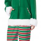 Size: Small #5221-174 Elf Fleece Jumpsuit Christmas Adult Costume
