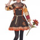 00375 Patchwork Scarecrow Wizard of Oz Girls Child Costume