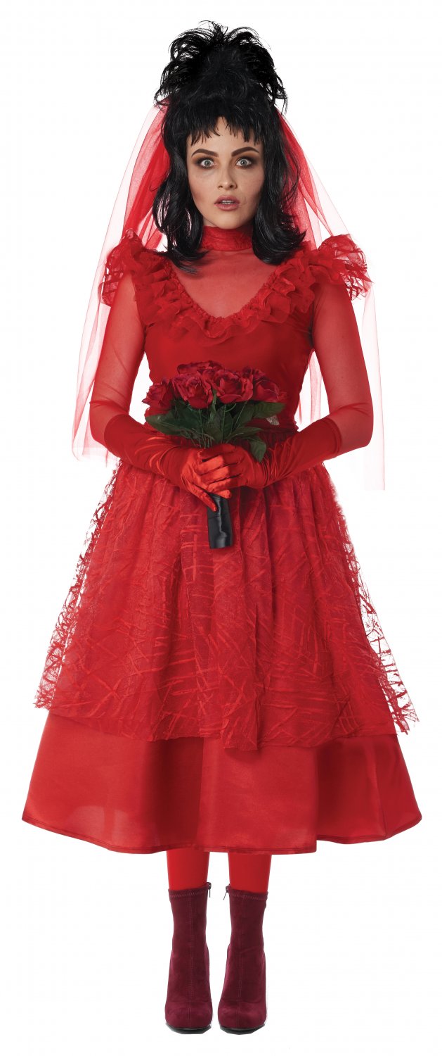 5022 -057 Red Devil Bride From Hell Adult Costume