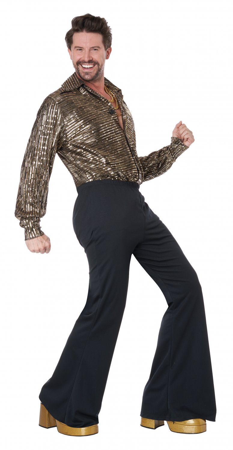 8122-096  Saturday Night Fever 70's Disco Guy  Plus Size Adult Costume