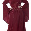 8022-093  Crimson Robe Gothic Vampire Plus Size Adult Costume