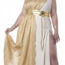 8022-090  Spartan Greek Golden Goddess Plus Size Adult Costume