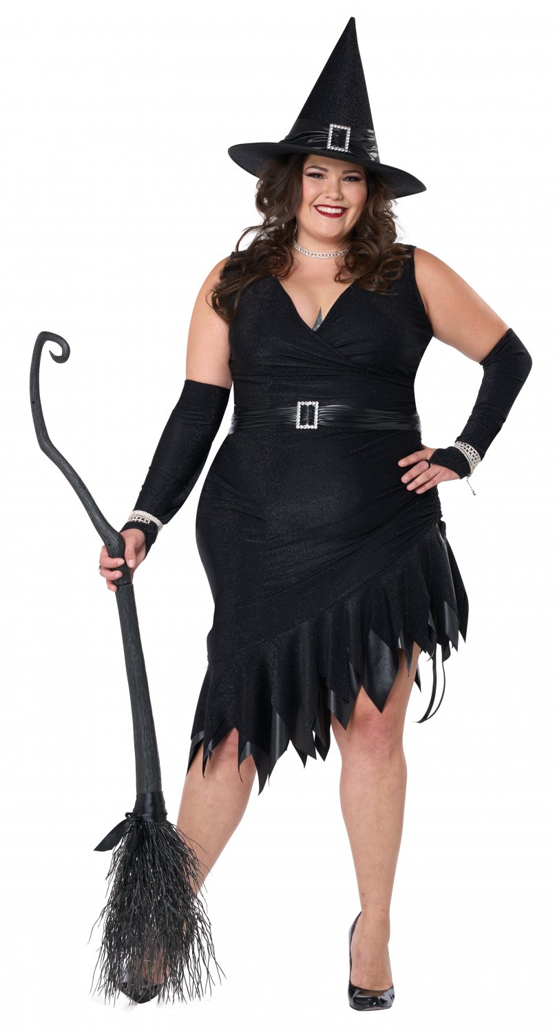 8023-070 Million Dollar Gothic Witch Plus Size Adult Costume