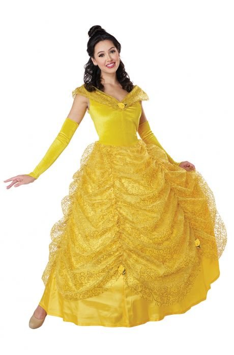 5024-077 Disney Beauty and The Beast Deluxe Ball Gown Adult Costume