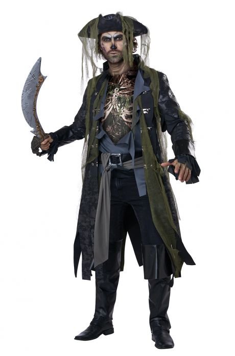 5124-029 Barnacle Bill the Undead Pirate Buccaneer Adult Costume