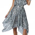 5025-072 70's Disco Dress - Black and White Sequin Swirl Adult Costume Size: X-Large 5025-072 70's Disco Dress - Black and White Sequin Swirl Adult Costume Size: X-Large