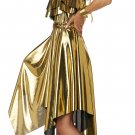 5025-073 70's Disco Dress - Gold Adult Costume Size: Medium 5025-073 70's Disco Dress - Gold Adult Costume Size: Medium