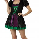 5025-092 Gothic Black Shimmer Witch Adult Costume Size: Large 5025-092 Gothic Black Shimmer Witch Adult Costume Size: Large
