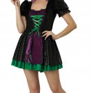 5025-092 Gothic Black Shimmer Witch Adult Costume Size: X-Large 5025-092 Gothic Black Shimmer Witch Adult Costume Size: X-Large
