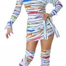 5025-117 Egyptian Neon Mummy Adult Costume Size: Large 5025-117 Egyptian Neon Mummy Adult Costume Size: Large